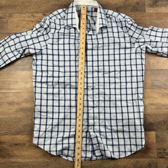 Robert Graham Delford Shirt Button Front Check  Men's‎ Size L - Picture 9 of 9